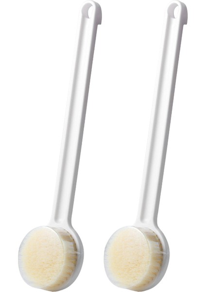 Fırçalar 2 Adet Uzun Saplı Banyo Fırçası Yumuşak Saç Sürtünme Banyo Artefakt Banyo Fırçası Sürtünme (Yurt Dışından) fiyatları