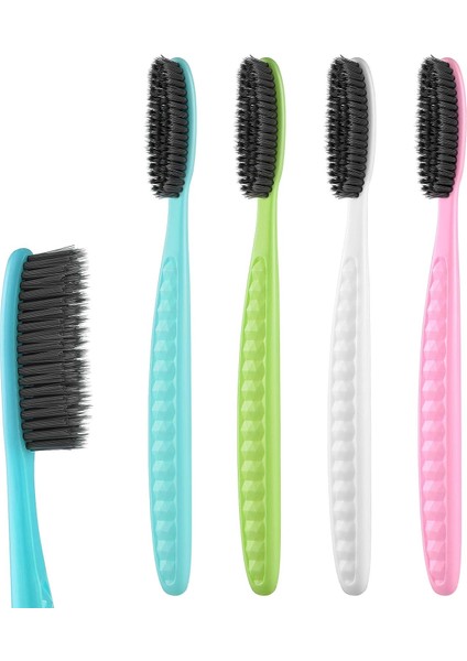 Fırçalar Diş Fırçası, Yetişkinler Için Kömür Yumuşak Kıllar, Süper Uzun Başlık, (Yurt Dışından)