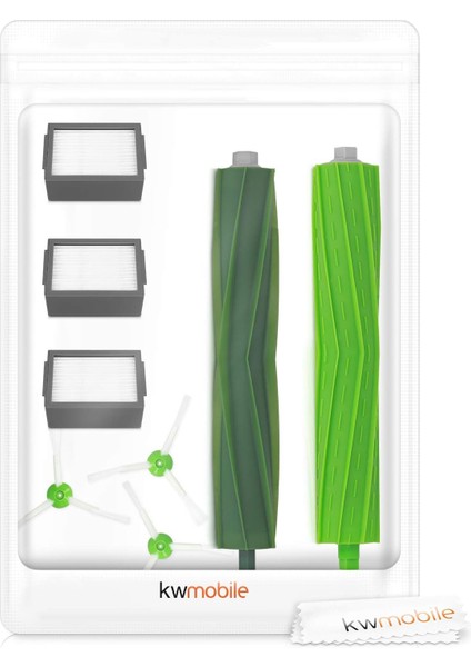 Irobot Roomba E/i Serisi Için QOO100 Fırçalar Yedek Parça Seti - 3x Filtre 3x Yan Fırça 2x Fırça - E5 I7 I7+ Modelleri Için Elektrikli Süpürge Aksesuarı (Yurt Dışından)