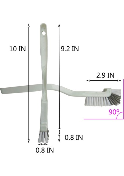 Fırçalar Bulaşık Fırçası Mutfak Temizleme Fırçası Şişesi Banyo Ovma Fırçaları Lavabo Ev Tencere Tava Kenar Köşeleri Fayans Çizgileri Sert Kıllı Fırça (Yurt Dışından) indirimleri