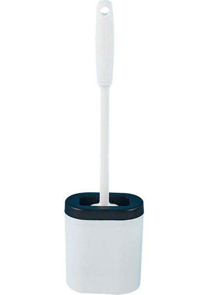 Fırçalar Damlama Önleyici Düz Silikon Tuvalet Fırçası, Karavan Tuvalet Fırçası, Duvara Monte Düz Silikon Tuvalet Fırçası, Temizlemesi Kolay (Beyaz, 39,5*10,5cm) (Yurt Dışından)