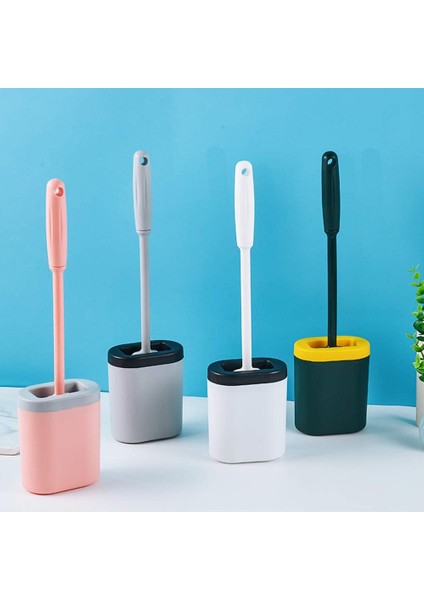 Fırçalar Damlama Önleyici Düz Silikon Tuvalet Fırçası, Karavan Tuvalet Fırçası, Duvara Monte Düz Silikon Tuvalet Fırçası, Temizlemesi Kolay (Beyaz, 39,5*10,5cm) (Yurt Dışından) fırsatları