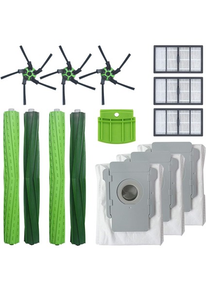 Irobot Roomba S9 (9150) S9 Plus (9550) Wi-Fi Bağlantılı Robot Süpürge Için QOO100 Fırçalar Yan Fırça (1) (Yurt Dışından) modelleri