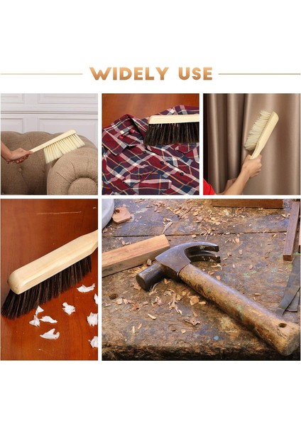 Fırçalar 2 Adet Ahşap Tezgah Fırçası Yumuşak Kıl Tezgah Fırçası Uzun Ahşap Saplı Soba Toz Fırçası Depolama Sepeti Ev Stüdyosu Ağaç Işleme (Kahverengi) (Yurt Dışından) modelleri