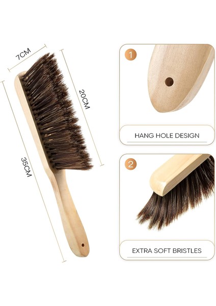 Fırçalar 2 Adet Ahşap Tezgah Fırçası Yumuşak Kıl Tezgah Fırçası Uzun Ahşap Saplı Soba Toz Fırçası Depolama Sepeti Ev Stüdyosu Ağaç Işleme (Kahverengi) (Yurt Dışından) indirimleri