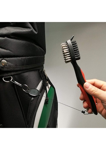 Fırçalar 2'li Golf Kulübü Fırça Oluk Temizleyici, Geri Çekilebilir Zip-Line ve Alüminyum Karabina Temizleme Aletleri ile Paket (Yurt Dışından) modelleri