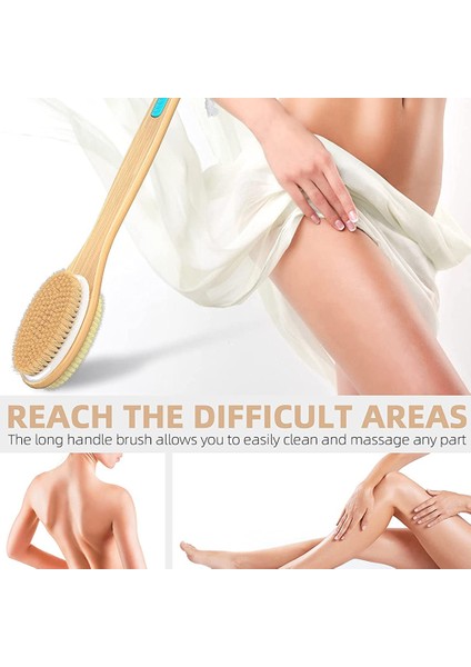 Fırçalar Uzun Saplı Çift Taraflı Banyo Fırçası Çok Amaçlı Uzun Saplı Banyo Fırçası Ev Banyo Fırçası (Yurt Dışından) fırsatları