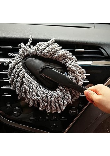 Fırçalar 2 Paket Süper Yumuşak Mikrofiber Araba Dash Duster Fırça Araba Temizleme Ev Mutfak Bilgisayar Temizleme Fırçası Toz Alma Aracı (Yurt Dışından)