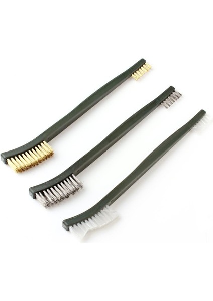 Fırçalar 3'lü Mini Tel Fırça Seti, Pas Boya Metal Temizleyici, Kaynak Cürufu ve Pas Temizleme, Kullanışlı Çelik/naylon/pirinç Fırça Seti Boya/pas/kir Temizlemeye Uygun (Yurt Dışından) fiyatları