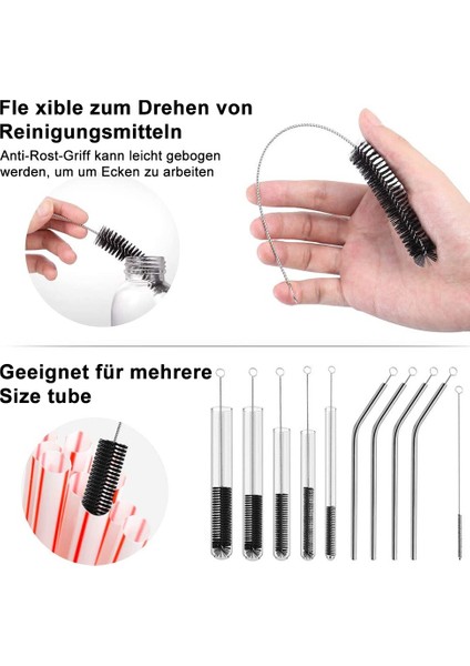 Fırçalar Temizleme Fırçaları, 13 Adet Şişe Temizleme Fırçaları Süt Tüpü Fırça Naylon Tüp Fırça Seti Test Tüpü Temizleme Çaydanlık Memesi Içme Pipetleri Için (Yurt Dışından) indirimleri