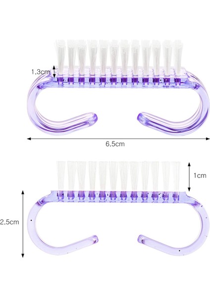 Fırçalar 4 Parça Saplı Tırnak Fırçası Tırnak Ovma Temizleme Fırçası Tırnak Fırçaları Plastik Ayak Tırnağı Temizleme Fırçası, 2,6 x 0,5 x 1,4 Inç (Mor) (Yurt Dışından) fiyatları