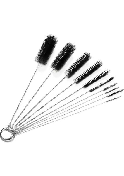Fırçalar Temizleme Fırçaları, 8,2 Inç Naylon Boru Fırça Seti Pipet, Bardak, Klavye, Takı Temizleme, 10'lu Set Içme Için Boru Temizleyici Seti (Yurt Dışından) fırsatları