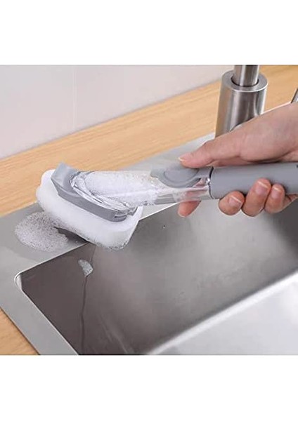 Fırçalar Bulaşık Fırçası, Sabunluklu, Tencere, Lavabo Temizliği Için Tutuculu Mutfak Fırçası (Yurt Dışından)