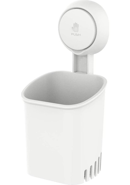 Fırçalar Leverloc Diş Fırçası Tutucu, Duvara Montaj Matkapsız Banyo Duşu Elektrikli Diş Fırçası Diş Macunu Jilet Tutucu Ayrılabilir (Yurt Dışından)