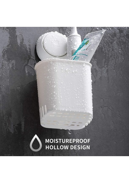 Fırçalar Leverloc Diş Fırçası Tutucu, Duvara Montaj Matkapsız Banyo Duşu Elektrikli Diş Fırçası Diş Macunu Jilet Tutucu Ayrılabilir (Yurt Dışından) modelleri