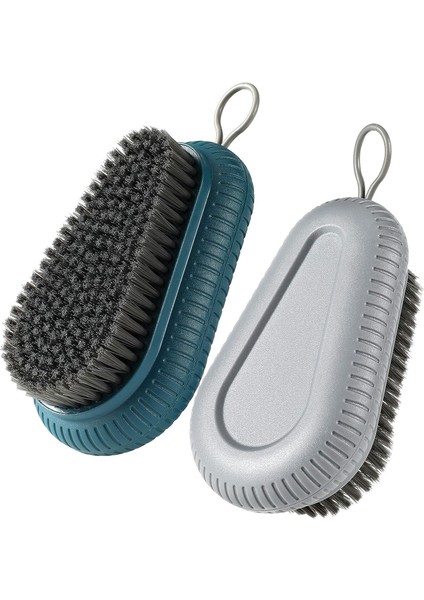 Fırçalar 2 Parça Ovma Fırçaları Çok Amaçlı Ağır Hizmet Ovma Fırçası Yumuşak Ovma Fırçası Seti Çamaşırlar Için Ayakkabı, Banyo, Duş, Lavabo, Yer (Yurt Dışından)