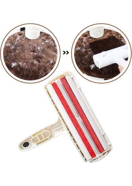 Fırçalar Köpek Epilasyon Aracı, Kedi Epilasyon Fırçası, Iki Yönlü Yapışkan Saç Ev Temizlik Asistanı Yeniden Kullanılabilir (Yurt Dışından) fırsatları