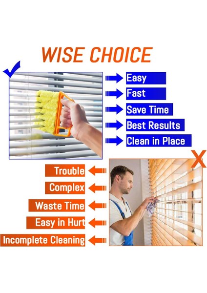 Fırçalar Kör Temizleme Aleti, Mini El Temizleyici,mini Kör Temizleyici,kir Temizleme Temizleyici,jaluzi Fırçası Pencere Klima Silgi Temizleyici (Yurt Dışından) fırsatları