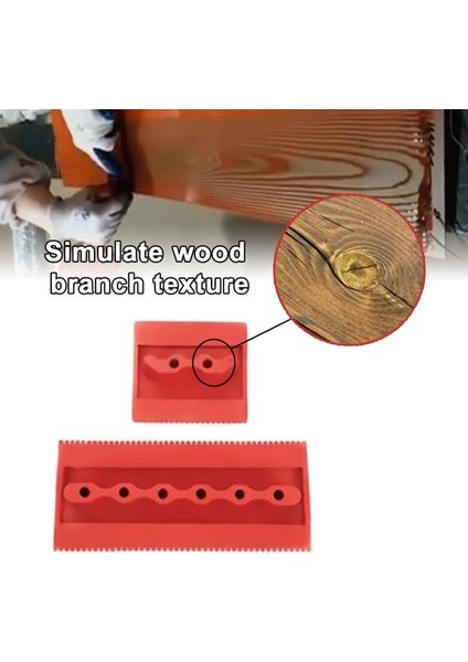 Fırçalar 2 Paket Taklit Ahşap Tahıl Boya Rulo Fırça Sanat Duvar Boyama Aracı Ahşap Dıy Graining Boyama Aracı Ev Duvar Sanatı Boya Duvar Dekorasyonu (Yurt Dışından) modelleri