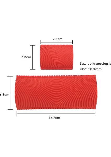 Fırçalar 2 Paket Taklit Ahşap Tahıl Boya Rulo Fırça Sanat Duvar Boyama Aracı Ahşap Dıy Graining Boyama Aracı Ev Duvar Sanatı Boya Duvar Dekorasyonu (Yurt Dışından) fırsatları