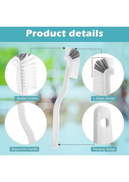 Fırçalar 5 Parça Temizleme Bulaşık Fırçası Mutfak Lavabo Banyo Fırçası Seti (Beyaz ve Siyah) (Yurt Dışından) indirimleri