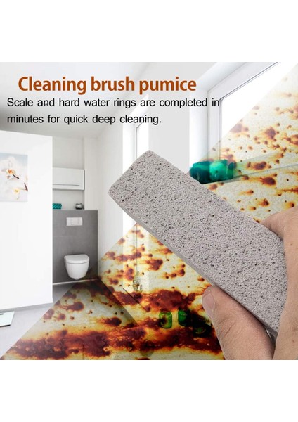 Fırçalar 4 Adet Ponza Taşı Temizleme Fırçası Saplı Temizleyici Tuvalet Fırçası Wc Için Mutfak / Izgara / Banyo / Klozet / Havuz (Yurt Dışından) fiyatları