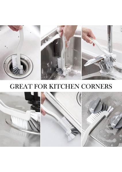 Fırçalar Bulaşık Yıkama Fırçası Uzun Saplı Fırça Dahili Kazıyıcı Temizleme Fırçası Tavalar Tencere Mutfak Lavabo Temizleme 2 Paket (Yurt Dışından) fiyatları