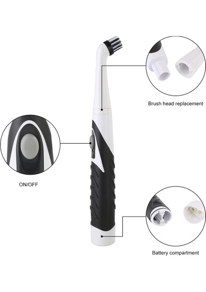 Fırçalar Elektrikli Sonic Scrubber Temizleme Fırçası Ev Fırçası 4 Kafalı Banyo Mutfak Için (Yurt Dışından) indirimleri