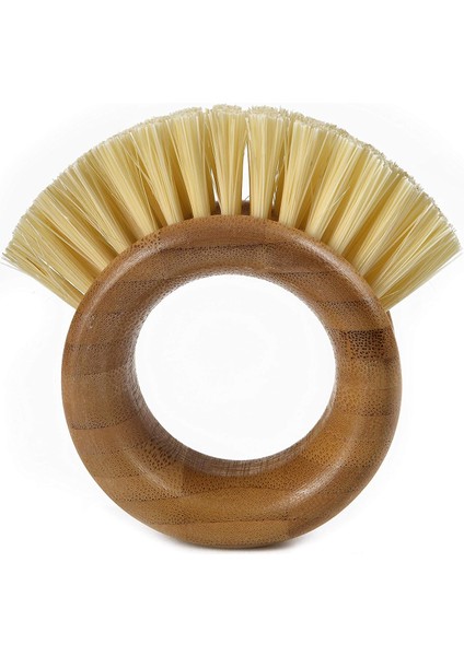 Fırçalar Tam Daire Fırça, Bambu, Bej, Meyve ve Sebzeler. (Yurt Dışından)