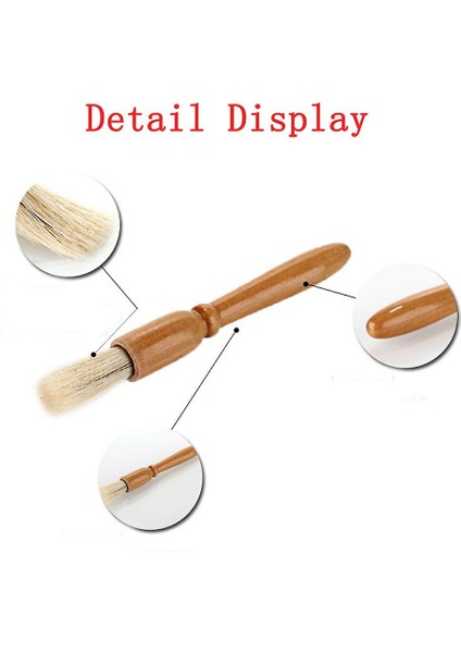 Fırçalar Kahve Öğütücü Temizleme Fırçası, Ağır Ahşap Saplı ve Doğal Kıllı Ahşap Toz Alma 1 Adet, Ahşap Rengi) (Yurt Dışından) indirimleri