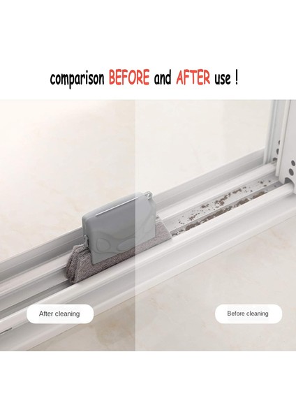 Fırçalar 3'lü Paket Pencere Yuvası Temizleme Fırçası, Elde Taşınabilir Aralık Temizleme Aracı, Sabit Fırça Başlığı Tasarımı Ovma Pedi Malzemesi (Yurt Dışından)