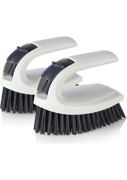 Fırçalar Ovma Fırçası - Banyo, Duşlar, Fayanslar, Dikişler, Lavabolar Için Temizleme Fırçası, Çok Amaçlı Ağır Hizmet Ovma Fırçası (2 Paket) (Yurt Dışından)
