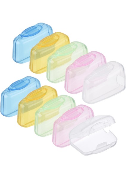 Fırçalar 10 Parça Seyahat Taşınabilir Diş Fırçası Kafası Diş Fırçası Koruyucu Kılıf Kapakları (Stil A) (Yurt Dışından)