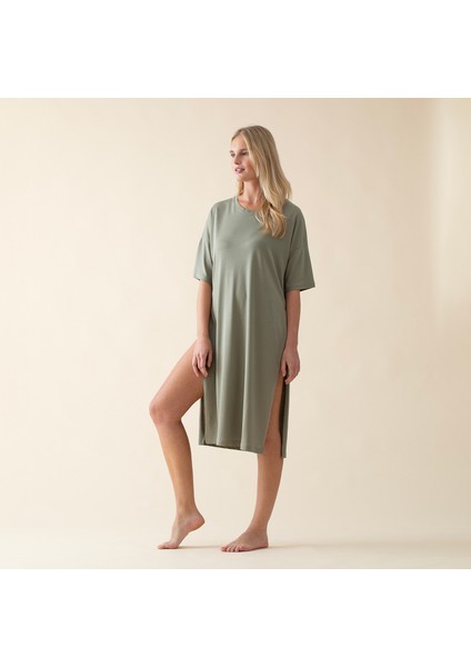 Sacrale Kadın T-Shirt Yeşil fiyatları