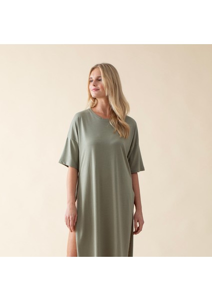 Sacrale Kadın T-Shirt Yeşil modelleri