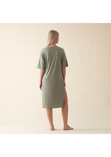 Sacrale Kadın T-Shirt Yeşil fırsatları