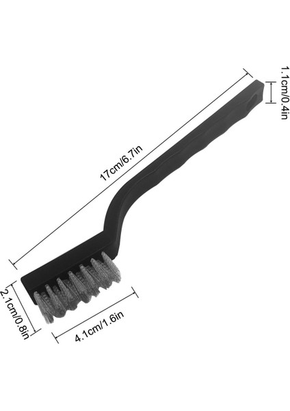 Fırçalar 15 Parça Tel Fırça Seti, Kavisli Saplı Paslanmaz Çelik Pirinç ve Naylon, Kaynak ve Pas Temizleme Için Tür Başına 5 Parça (Yurt Dışından) modelleri