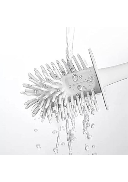 Fırçalar Ayakta Yumruk Silikon Tuvalet Fırçası Veya Zemin Duvara Monte Tuvalet Fırçası Tabanlı Temizleme Tuvalet Fırçası Banyo Aksesuarları Setleri (Yurt Dışından) fırsatları