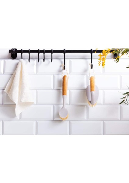 Fırçalar Standart Bej Bambu Bulaşık Fırçası (Yurt Dışından) modelleri