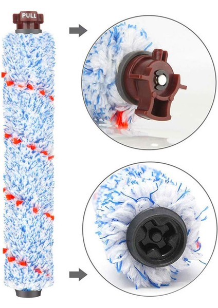 Fırçalar Yedek Aksesuarlar 2 Çok Yüzeyli Rulo Fırça + Bıssell Crosswave 17132 ve 2225N Serisi Için 2 Filtre (Yurt Dışından) fırsatları