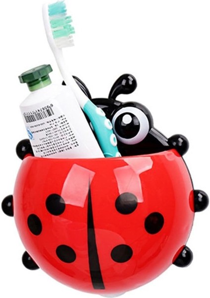 Fırçalar Uğur Böceği Vantuzlu Diş Fırçalığı, Kırmızı (Yurt Dışından) modelleri