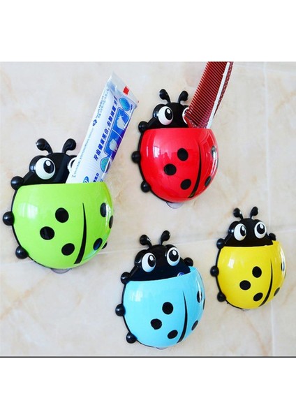 Fırçalar Uğur Böceği Vantuzlu Diş Fırçalığı, Kırmızı (Yurt Dışından) fırsatları