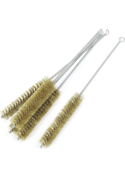 Fırçalar 5 Paket Çaplı Döner Yuvarlak Pirinç Tel Boru Temizleme Fırçası (Yurt Dışından)