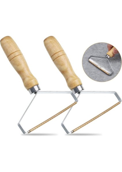 Fırçalar 2 Paket Taşınabilir Lint Sökücü Giysi Fuzz Tıraş Makinesi, Yeniden Kullanılabilir Çift Taraflı Lint Sökücü Fırça (Yurt Dışından)