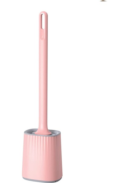 Brush Tuvalet Fırçası Silikon Tuvalet Fırçası, Çift Taraflı Temizleme Fırçası Başlığı, Temizleme Yöntemi, Tuvalet Fırçası ve Tutacağı (Yurt Dışından)