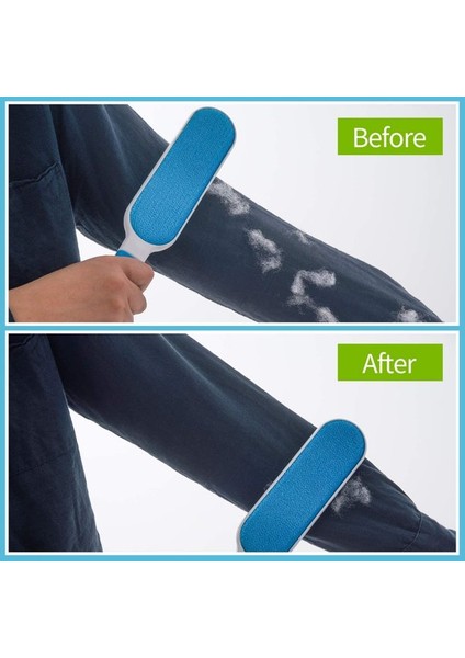 Fırçalar Tüy Alma Fırçası, Köpek ve Kedi Tüy Çıkarıcı, Kendi Kendini Temizleyen Tabanlı Küçük ve Büyük Fırça - Yeniden Kullanılabilir (Mavi) (Yurt Dışından) fiyatları