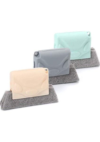 Fırçalar 3 Parçalı Pencere Oluk Temizleme Fırçaları + 2 Parça 2'si 1 Arada Çok Amaçlı Oluk Mini Fırça (3 Renk) (Yurt Dışından) modelleri