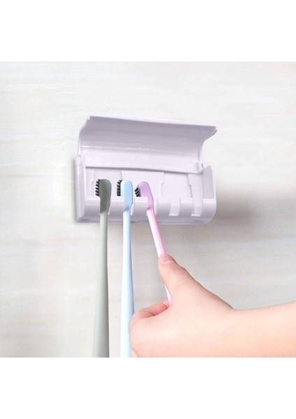 Fırçalar 5 Brothers Holder Otomatik Diş Temizleme Distribütörü, Diş Fırçası ve Diş Desteği Duvar Distribütörü (Yurt Dışından) fırsatları