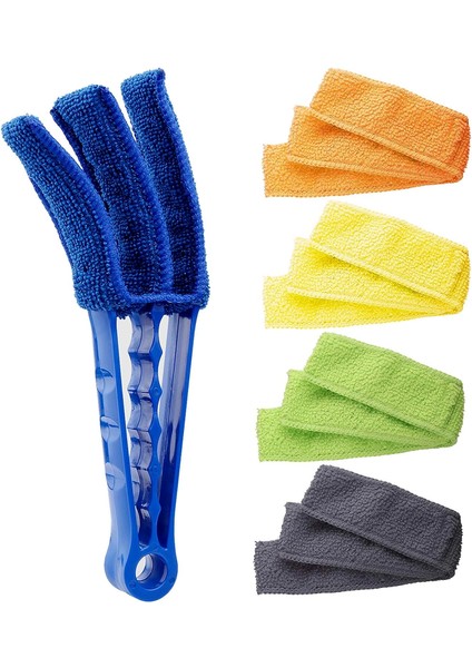 Fırçalar Klima Kör Toz Toplayıcı Kör Toz Toplayıcı Temizlik Bezi Aracı Mikrofiber Kapaklı (Yurt Dışından)