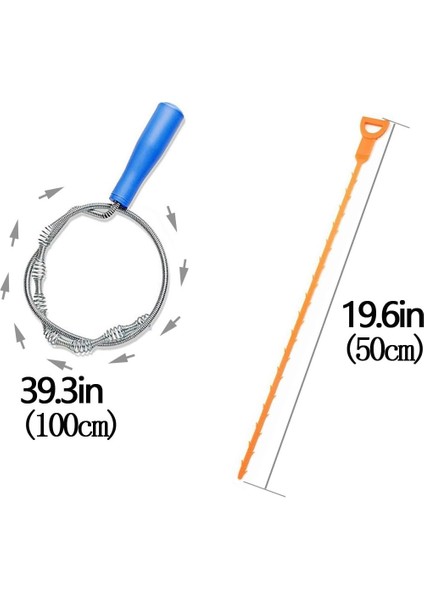 Fırçalar 6'lı Paket Takunya Sökücü Tahliye Burgusu Temizleme Aracı, Lavabo Tahliyesi ve Yılan Dökülme Temizleme Fırçası, Tahliye Saç Tutucu (Yurt Dışından) modelleri